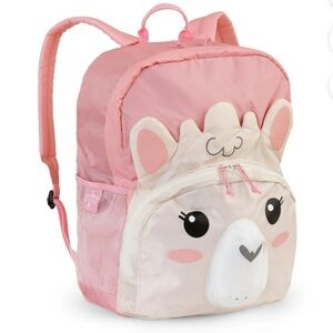 Cute Pink and Cream Llama   Backpack
